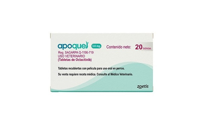 Apoquel 3.6 mg 20 tabletas ( Oclacitinib )