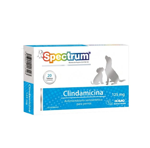 Spectrum® Clindamicina 125 mg 20 Tabletas
