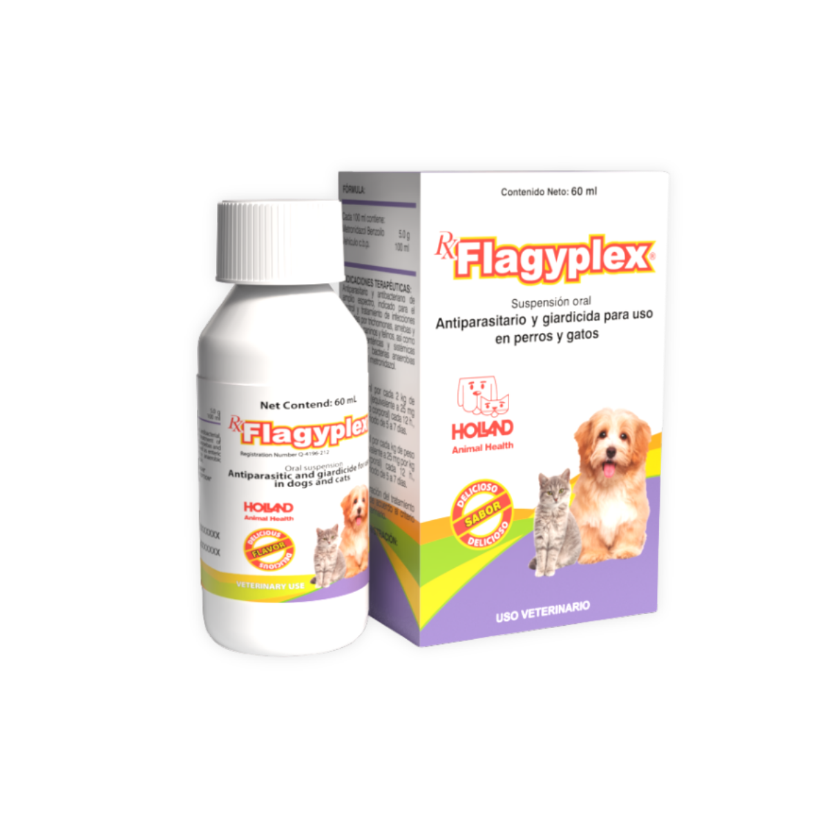 Flagyplex 60 mL Suspensión Oral ( Metronidazol )