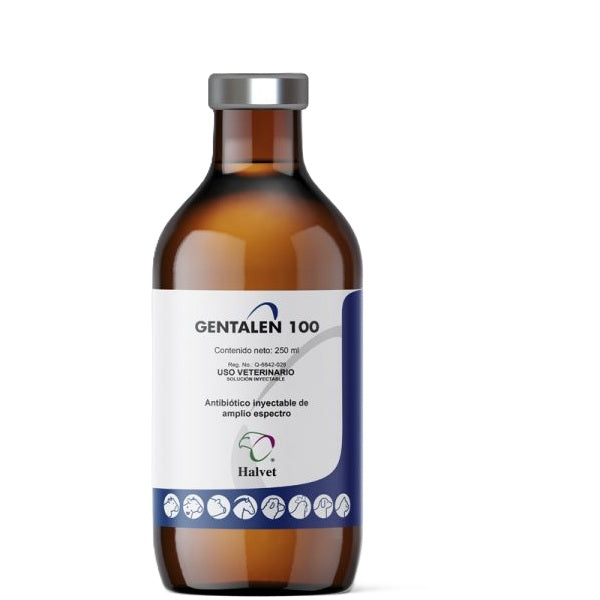 Gentalen 100 Inyectable 250 mL