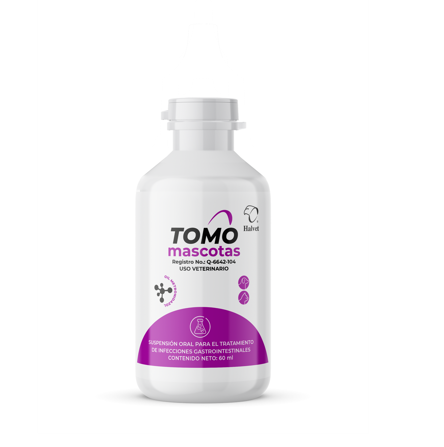 Tomo Mascotas Suspensión Oral 60 mL (antidiarréico)