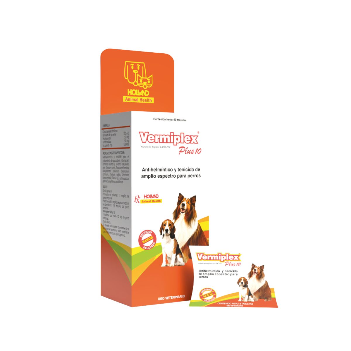 Vermiplex Plus 10 kg Exhibidor 50 Tabletas