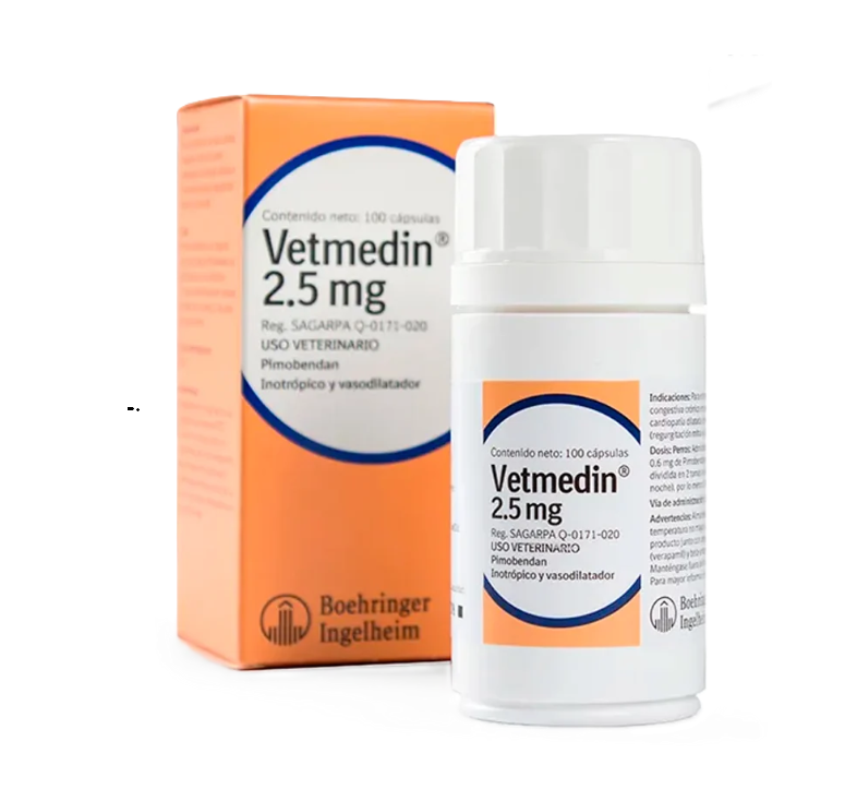 Vetmedin capsulas 2.5 mg ( pimobendan )