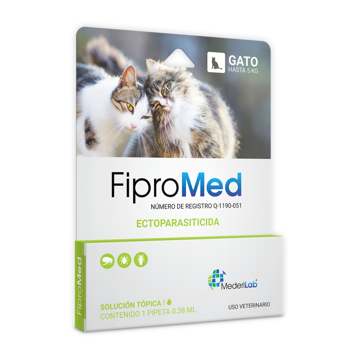Fipromed Gatos hasta 5 kg (1 Pipeta 0.38 mL)