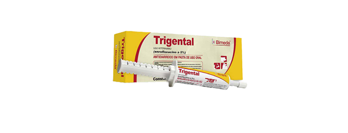 Trigental Jeringa 40 gr (Enrofloxacina) 4 Jeringas