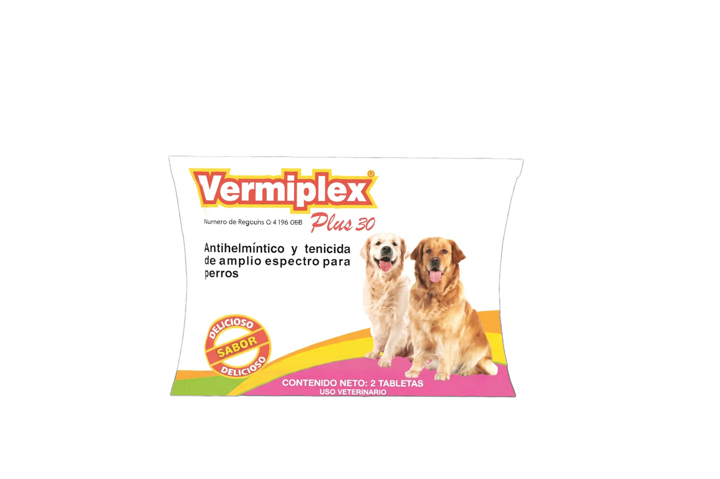 Vermiplex Plus 30 kg cartera con 2 Tabletas
