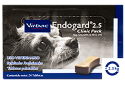 Endogard 2.5 ( 2 tabletas ) desparasitante