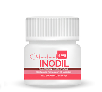 Inodil 5 mg 28 tabletas ( Pimobendan )