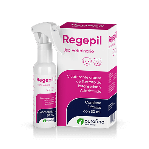 Regepil 50 mL ( Cicatrizante Tartrato de Ketanserina y Asiaticoside )