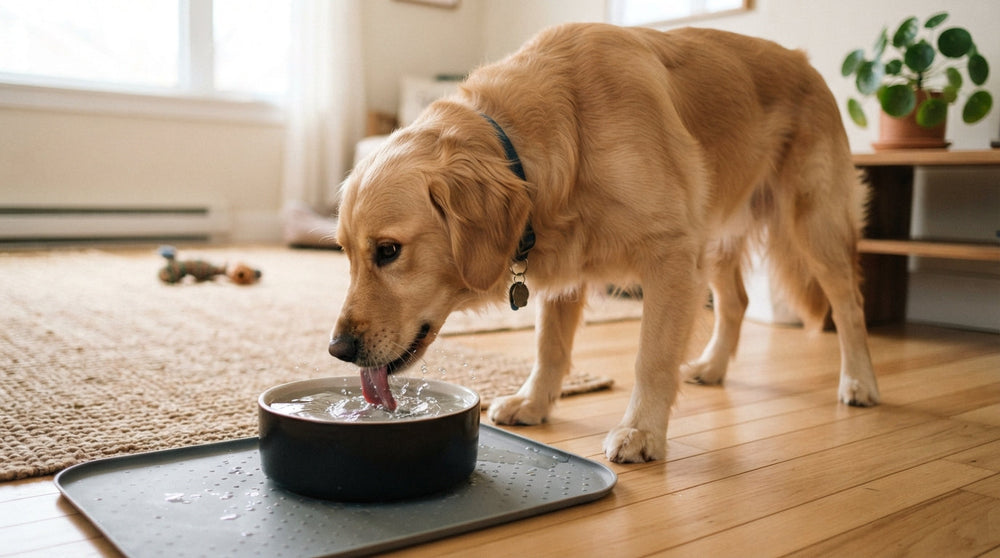 Por qué tu perro tira el agua del bebedero y cómo solucionarlo