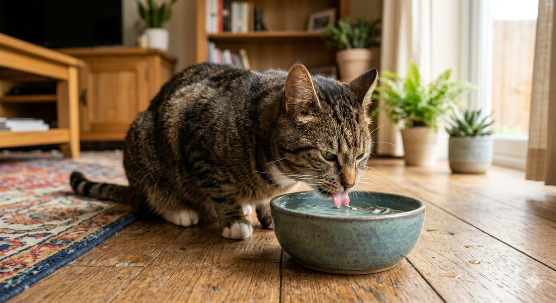 Prevención de enfermedades en perros y gatos gracias a una adecuada hidratación