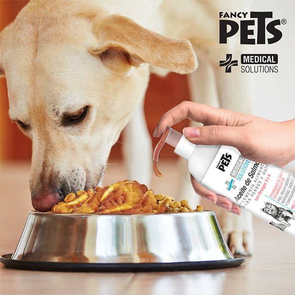 MS Aceite de Salmón 250 mL  Suplemento Omega-3 ( perros y gatos )