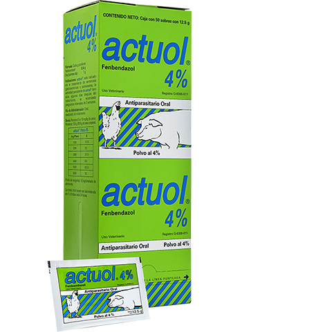 Actuol 4% polvo con 50 sobres de 12.5gr c/u