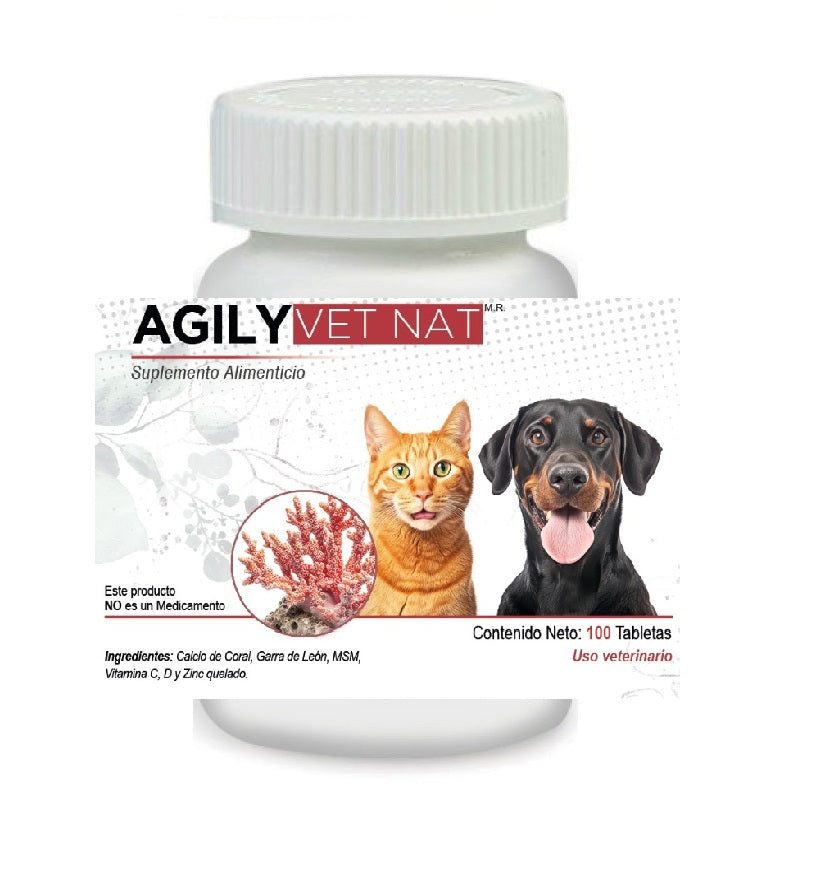 Agily VetNat 100 Tabletas antes ARTRI VETNAT (Artrivet) Condroprotector