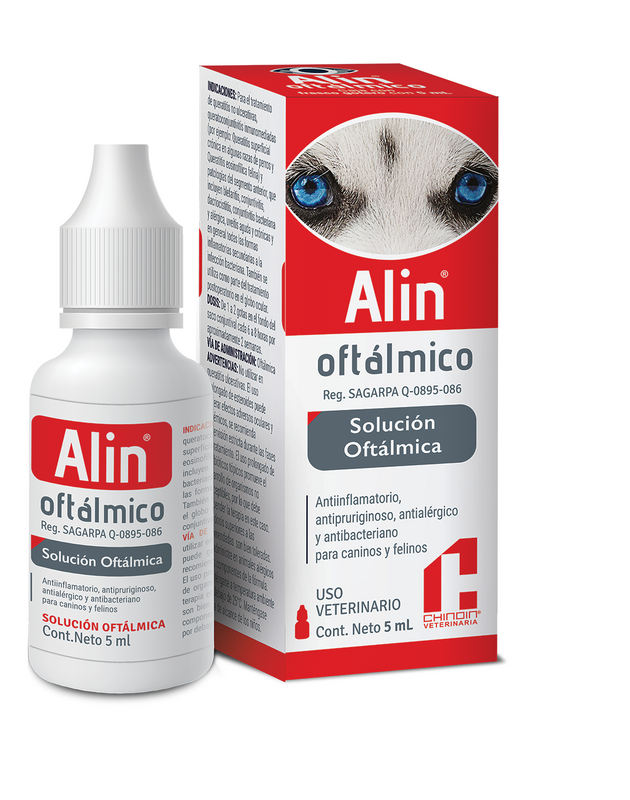Alin Oftálmico gotas 10 mL perros y gatos ( dexametasona neomicina) AGOTADO TEMPORALMENTE