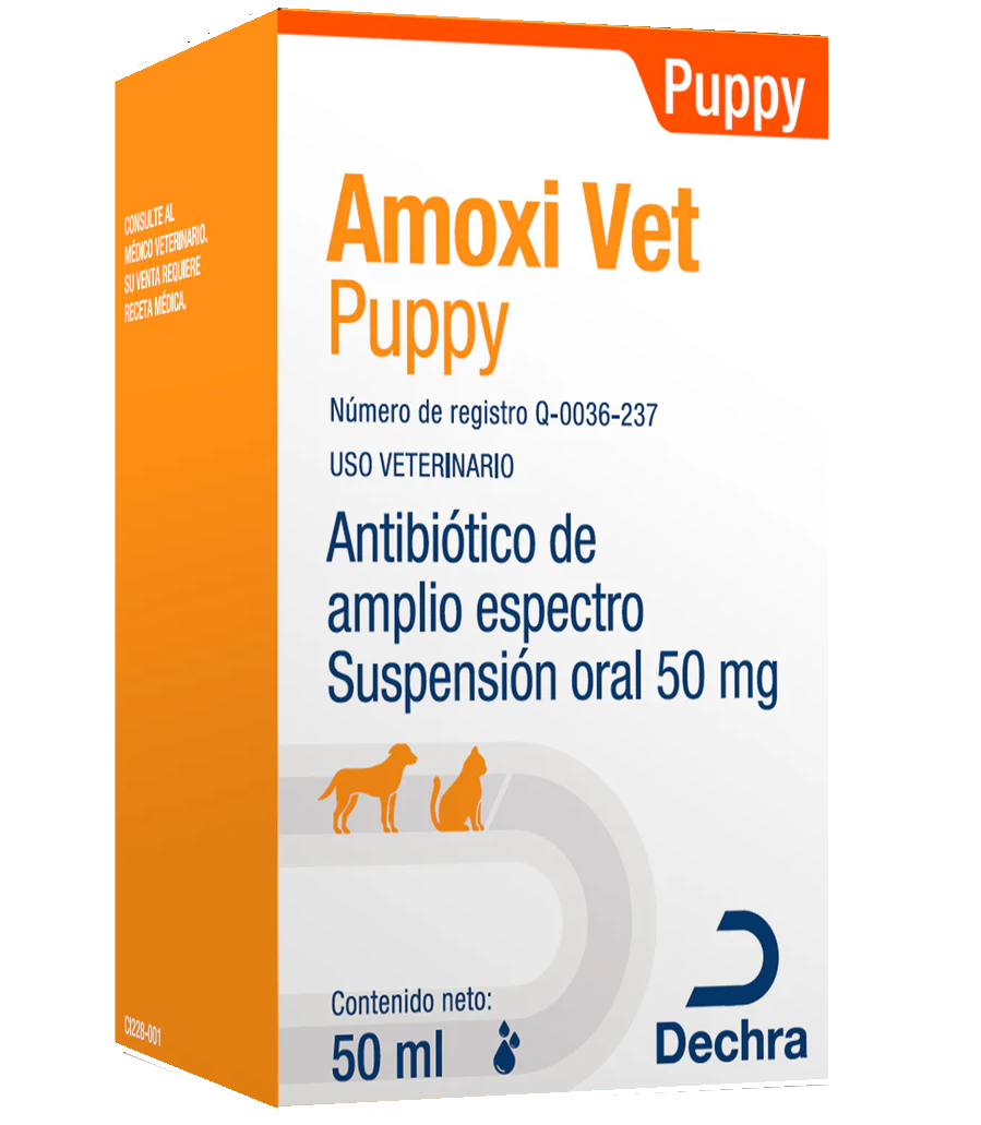 Amoxi Vet Puppy 50 mg frasco 50 ml ( Amoxivet )