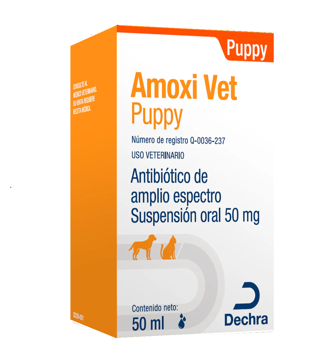 Amoxi Vet Puppy 50 mg frasco 50 ml ( Amoxivet )