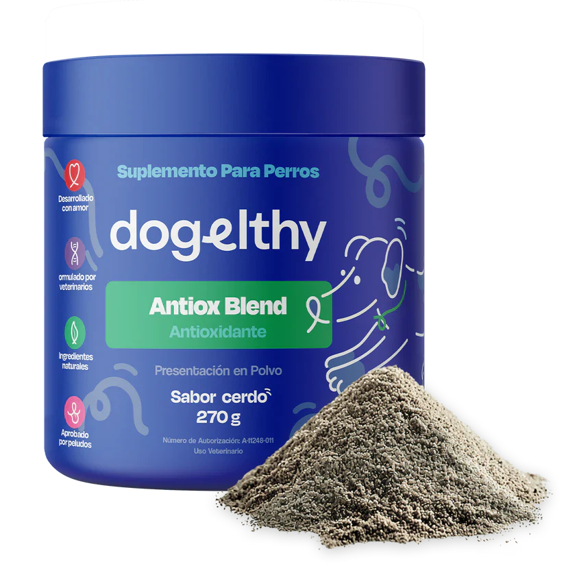 Dogelthy Antiox Blend Sabor Cerdo 270 g (Antioxidante para Perros)