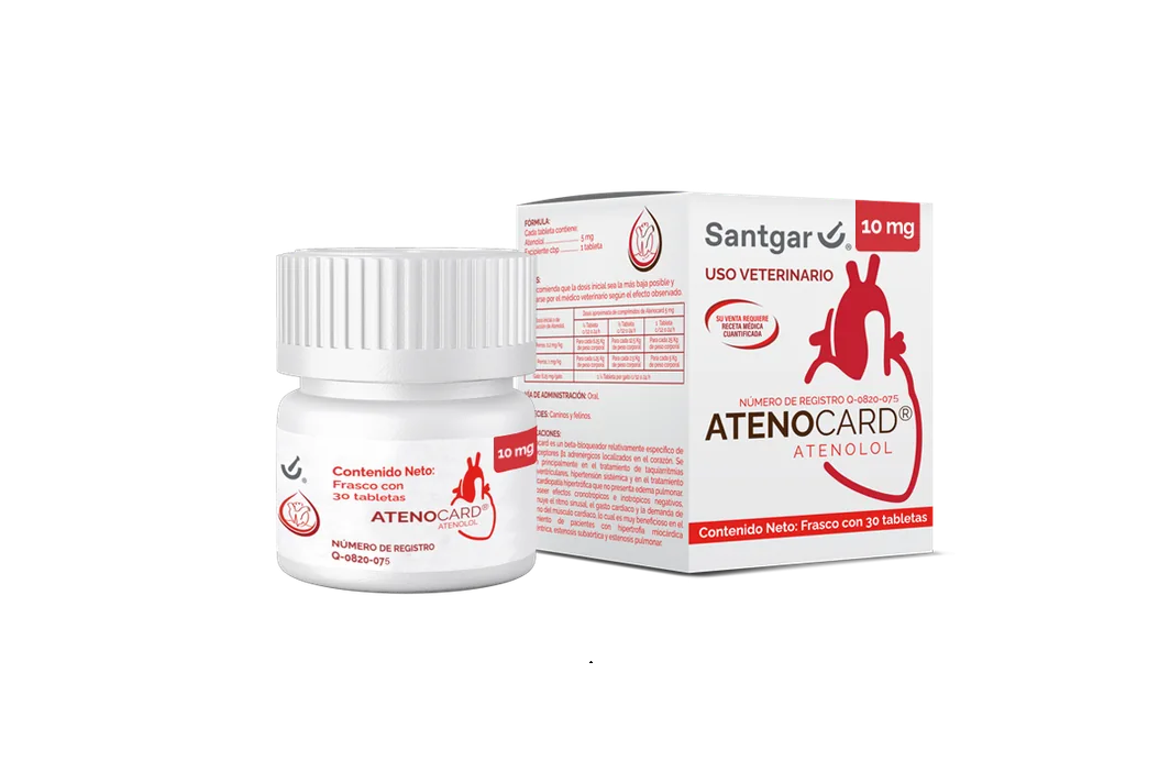 Atenocard 10 mg  30 Tabletas (Atenolol ) ESTE PRODUCTO ES CONTROLADO Y SU VENTA REQUIERE DE RECETA MÉDICA CUANTIFICADA EN ORIGINAL VENTA DIRECTA EN FARMACIA