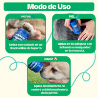 Dogelthy Dog BALM STICK 50 gr ( Bálsamo Hidratante para Piel, Patitas y Nariz Anti Resequedad y Agrietamiento )