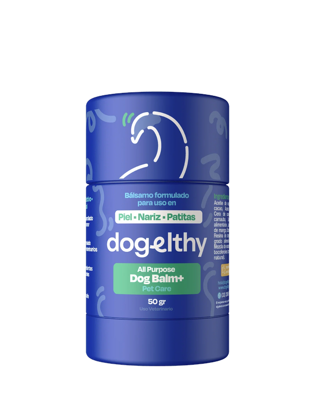 Dogelthy Dog BALM STICK 50 gr ( Bálsamo Hidratante para Piel, Patitas y Nariz Anti Resequedad y Agrietamiento )