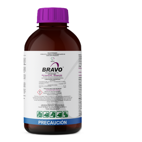 Bravo Pour On Solución Percutánea 500 mL