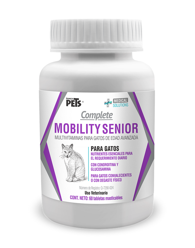 MS Complete Mobility Senior para Gatos  60 Tabletas Masticables