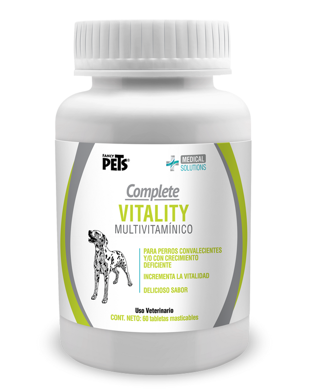 MS Complete Vitality para Perros -  Tabletas Masticables Multivitamínico 60 Tabletas