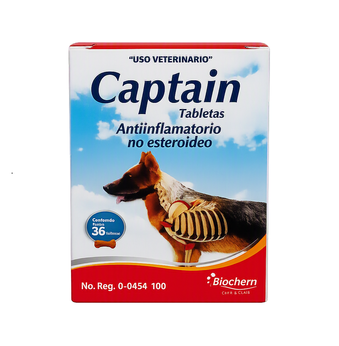 Captain 36 Tabletas ( Carprofeno 25 mg )