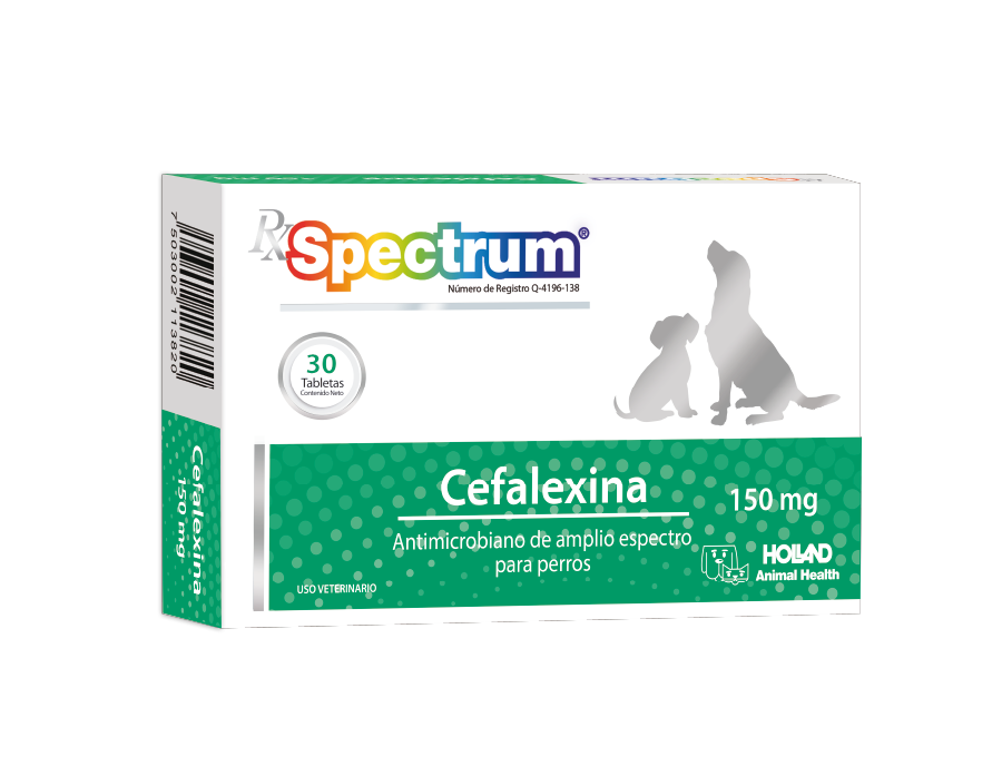 Spectrum® Cefalexina 150 mg 30 Tabletas