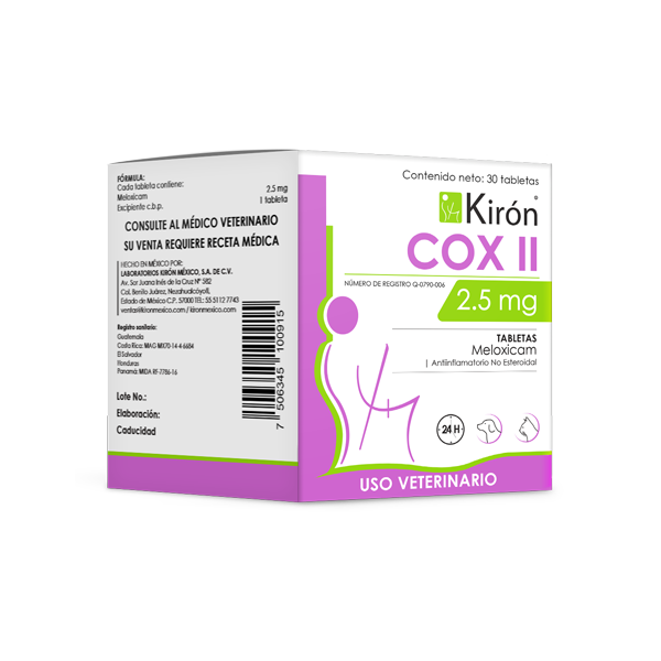 COX-II 2.5 mg  30 Tabletas ( Meloxicam 2.5 mg)