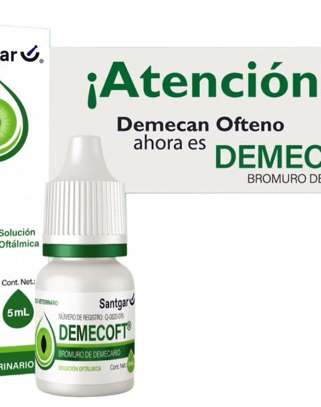 Demecoft 5 mL ANTES Demecan Ofteno ( antiglaucomatoso )