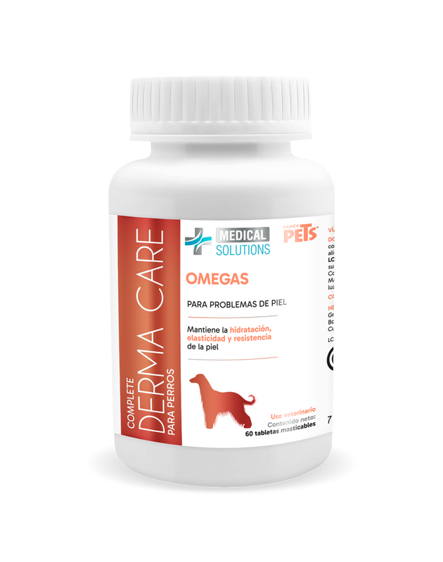 MS Complete Dermo Care Piel y Pelo  ( Omegas )-  Tabletas Masticables Multivitamínico 60 Tabletas