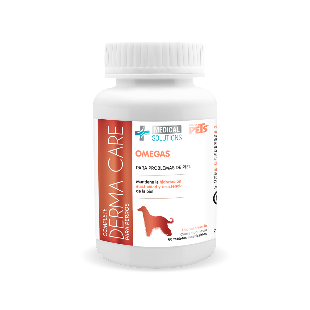 MS Complete Dermo Care Piel y Pelo  ( Omegas )-  Tabletas Masticables Multivitamínico 60 Tabletas