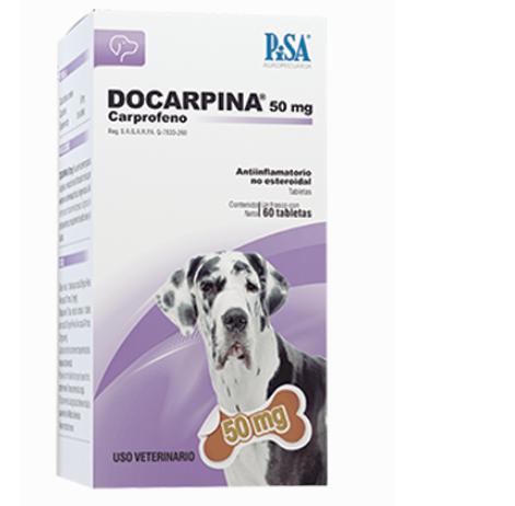 Docarpina 50 mg ( carprofeno ) 60 tabletas