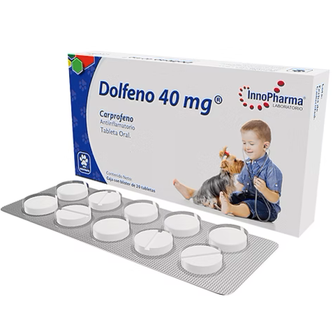 Dolfeno 40 mg Caja con 20 tabletas