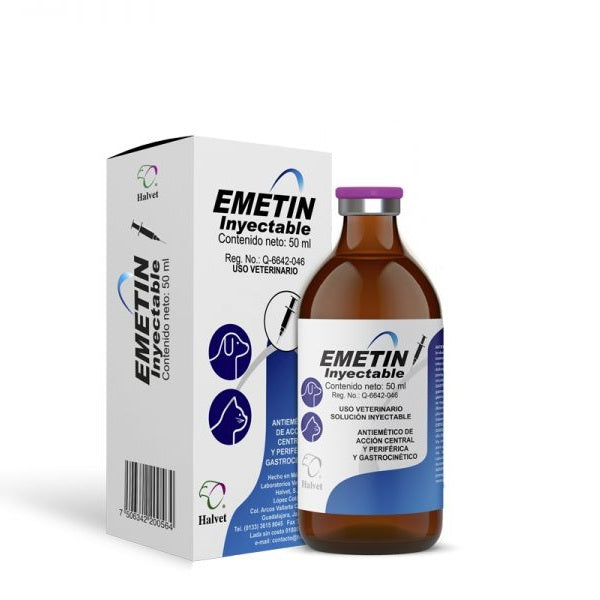Emetin Inyectable 50 mL