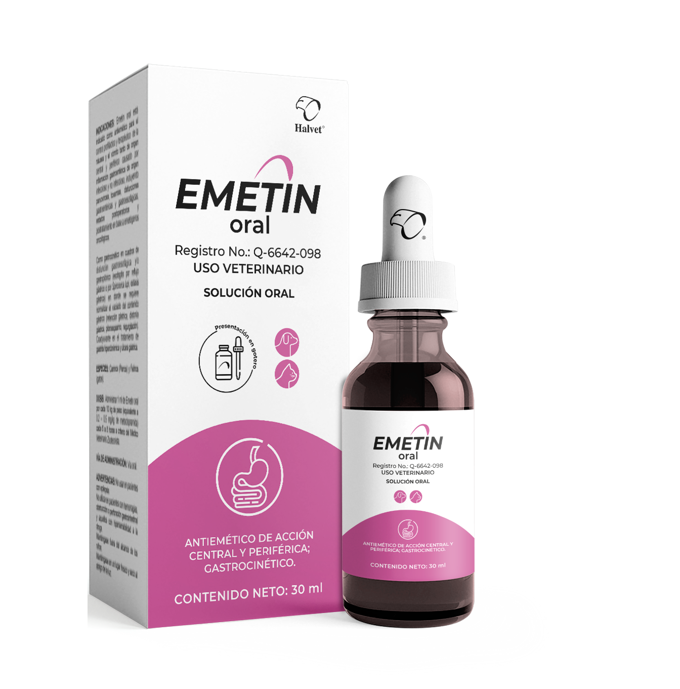 Emetin Oral 30 mL (Metoproclamida)