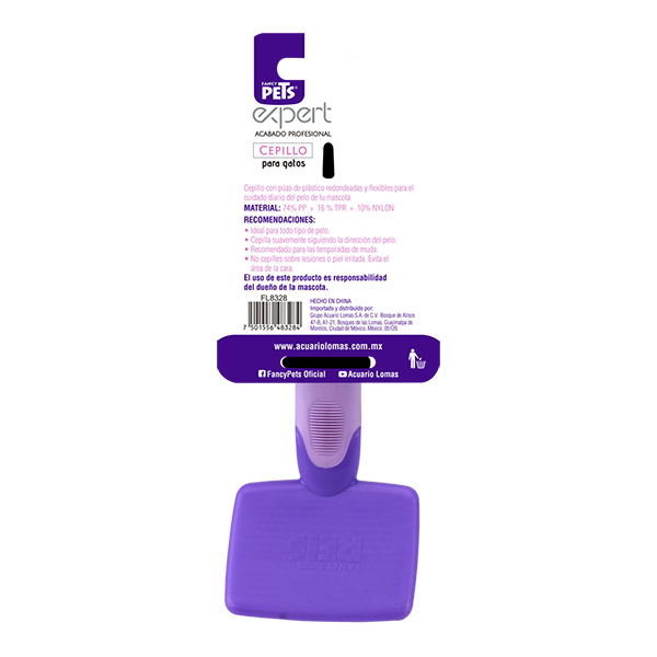 Cepillo c/puntas redondas Expert para GATO