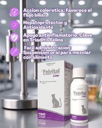 Felvital LIVER 30 mL (Ácido Ursodesoxicólico - Protector Hepático ) PRÓXIMAMENTE