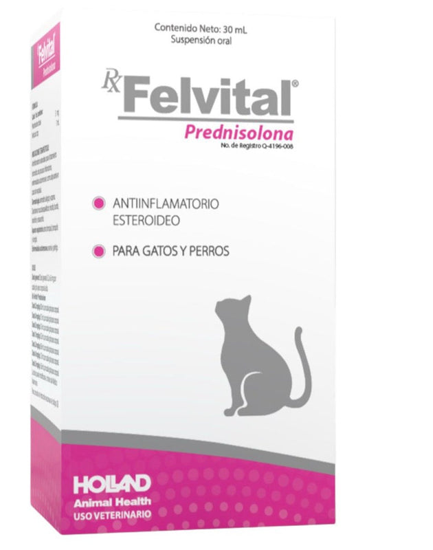 Felvital Prednisolona Suspensión Oral Gatos y Perros 30 mL