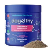 Dogelthy GASTRO AID Sabor Cerdo 270 gr ( Prebióticos + Probióticos )