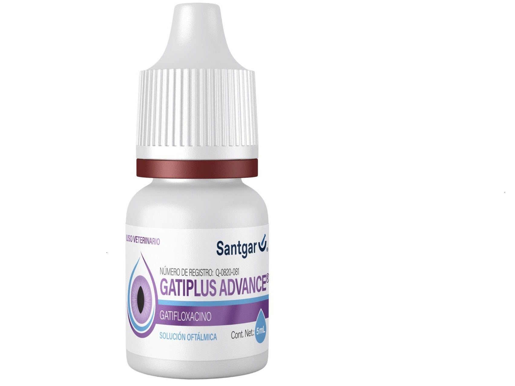 Gatiplus Advance 5 mL SANTGAR ( solución oftálmica ) ANTES GatiOfteno