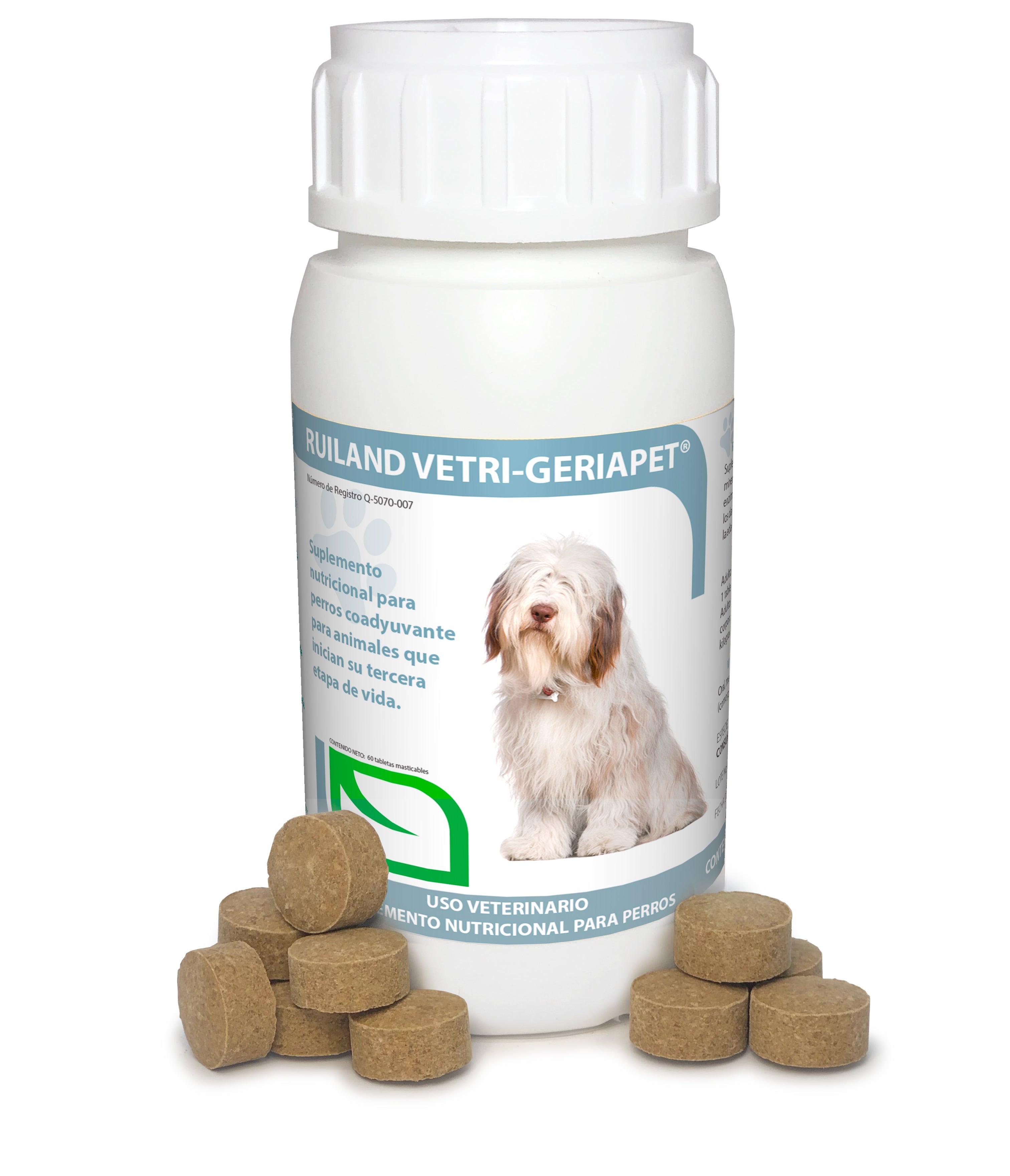 Geriapet con 60 Tabletas ( Suplemento para perros geriátricos )