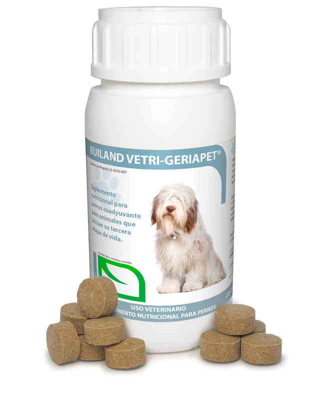 Geriapet con 60 Tabletas ( Suplemento para perros geriátricos )