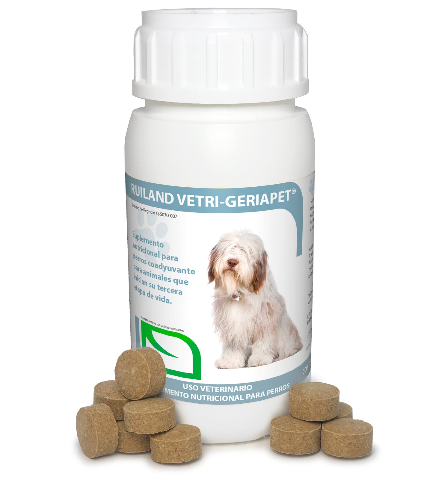 Geriapet con 60 Tabletas ( Suplemento para perros geriátricos )