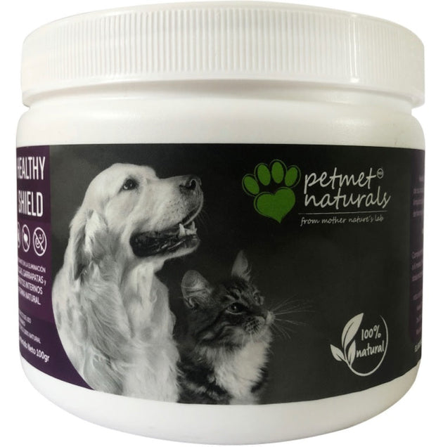 PetMet Naturals Healthy Shield ( parásitos internos y externos ) 100 gr