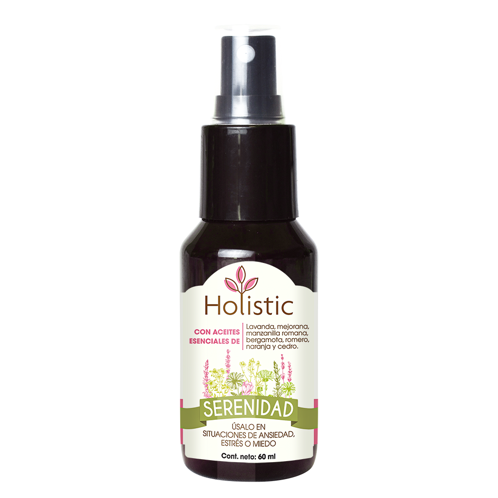 Holistic Serenidad 60 mL  (Ansiedad Estrés o Miedo ) Aromaterapia AGOTADO