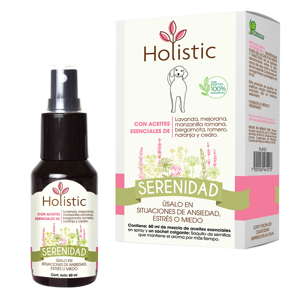 Holistic Serenidad 60 mL  (Ansiedad Estrés o Miedo ) Aromaterapia AGOTADO