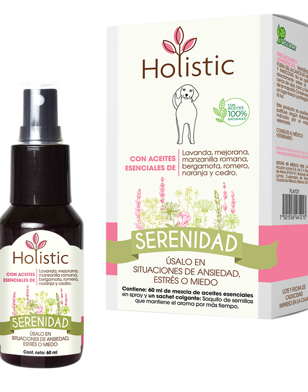 Holistic Serenidad 60 mL  (Ansiedad Estrés o Miedo ) Aromaterapia AGOTADO